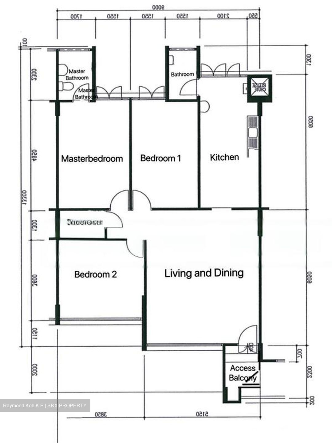 Blk 852 Tampines Ville (Tampines), HDB 4 Rooms #499752921